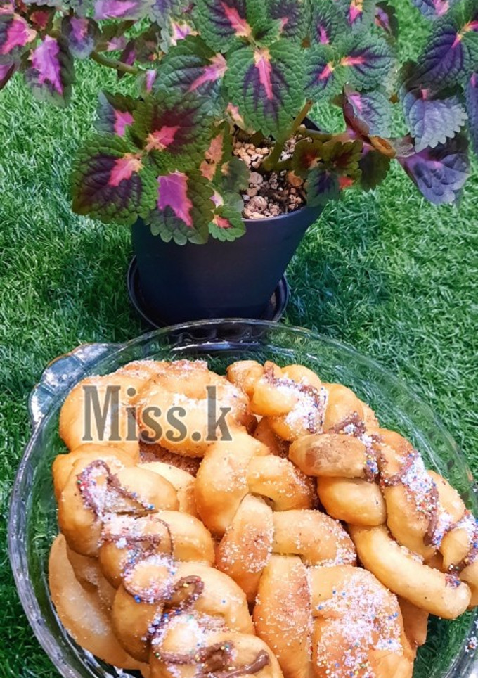 عکسی از دستور کروسان با مغزشکلاتی
