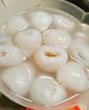 Vải ngâm đường