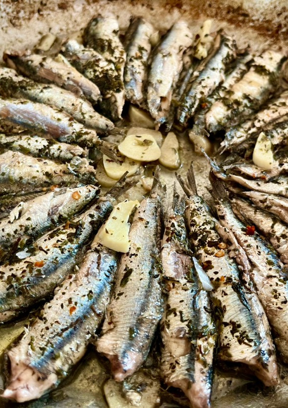 Foto di 173 • “Alici in tortiera” (in padella, ricetta napoletana)