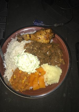 A picture of Sunday lunch.