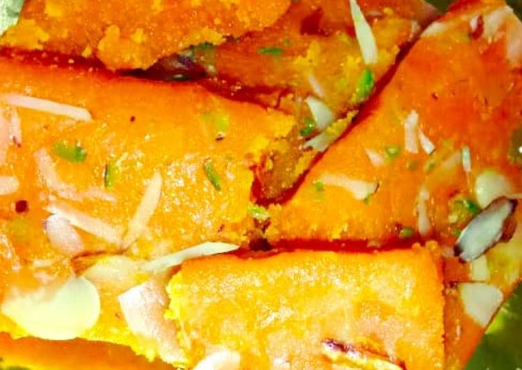 Steps to Prepare Speedy Moong Dal Burfi