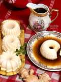 Puding Susu Kedelai Saus Jahe