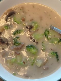 Foto resep Sup Krim Jamur Brokoli
