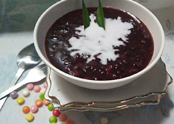 Resep Mudah Bubur Ketan Hitam Enak Sempurna