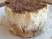 Una foto de tarta de queso mascarpone
