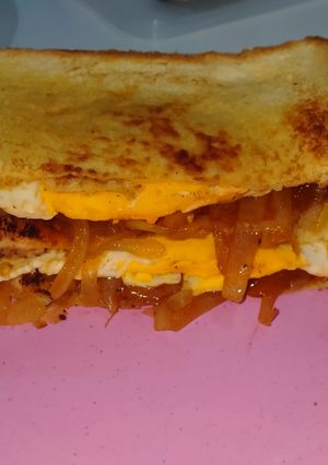 Foto resep Sandwich Telur dan Bawang Bombay