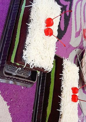 Foto resep Cake kukus coklat pandan