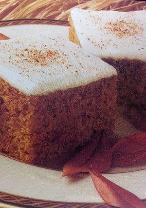 A picture of Pumpkin Bars.