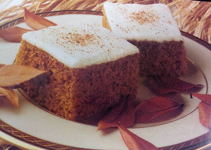 Recipe of Homemade Pumpkin Bars