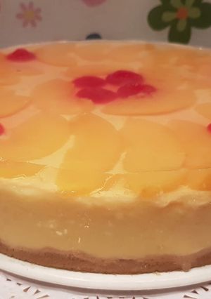 Foto principal de Tarta de melocotón con Thermomix y tradicional