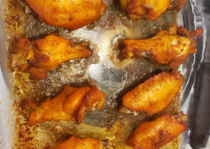 Steps to Make Homemade Oven baked chicken wings