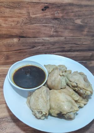 Foto resep Ayam Kukus Hainan