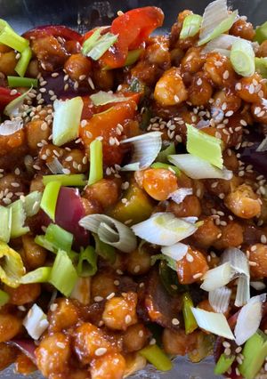 A picture of Chilli Chana.