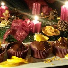 A picture of Christmas Muffin from Switzerland.