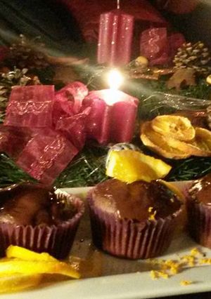A picture of Christmas Muffin from Switzerland.