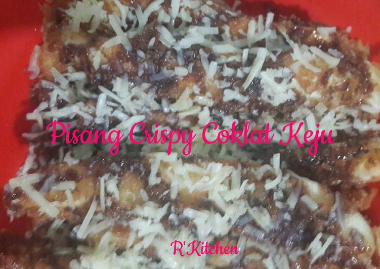 Pisang Crispy Coklat Keju