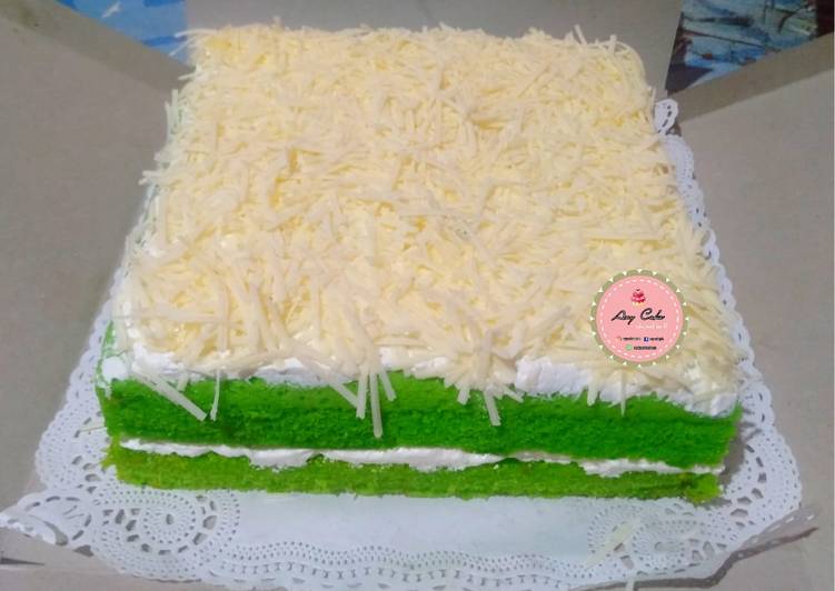 Cara Gampang Membuat Pandan Cake, Enak Banget