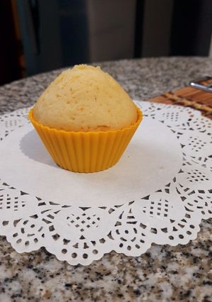 A picture of Eggless Vanilla Muffin.