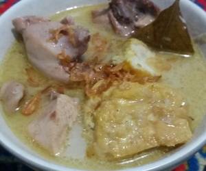 Resep mudah Opor Ayam Tahu Lezat Mantap