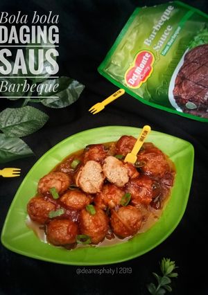Foto resep Bola bola daging saus barbeque