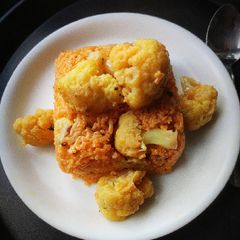 A picture of Cauliflower Biryani.