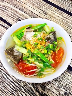 Hình của món Canh Chua Cá Bớp.