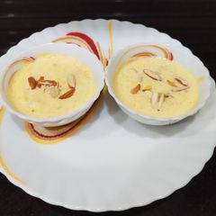 A picture of Kheer made from leftover boiled rice.
