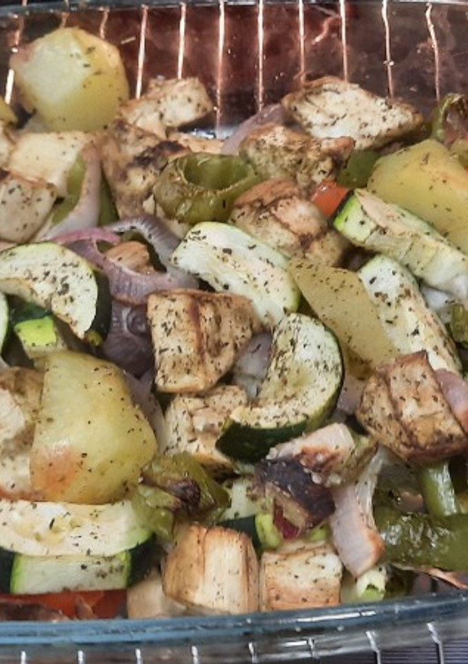 Una foto de Verduras al horno