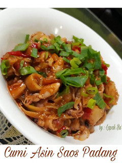Foto resep Cumi Asin Saos Padang #bikinramadanberkesan