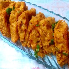 A picture of Bread pakora.