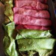 Canelones de remolacha y espinaca
