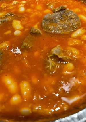 A picture of Beef and Green Bean Casserole (Tajine Fasolia).
