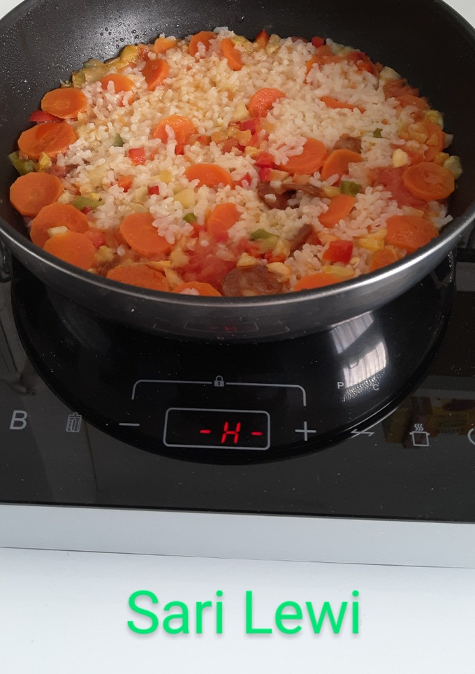 Una foto de Arroz con verduras