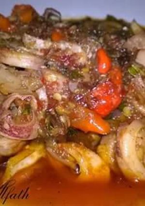Foto resep Cumi Asin Rica-Rica (pedassss banget) ala mama alfath
