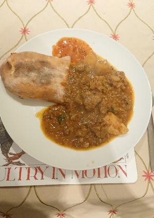 A picture of Lamb curry.