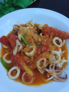 Foto resep Cumi saos pedas