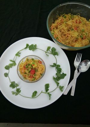 A picture of Vermicelli pulav.