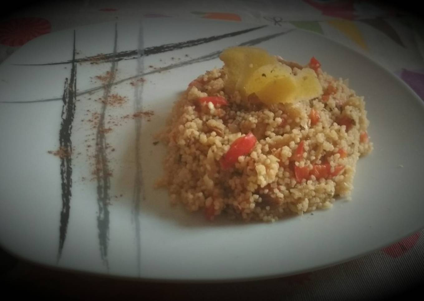 Cuscús dulce con pollo