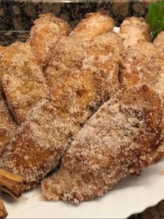 Una foto de Torrijas sin gluten, sin lactosa al Pedro Ximénez
