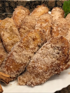 Una foto de Torrijas sin gluten, sin lactosa al Pedro Ximénez