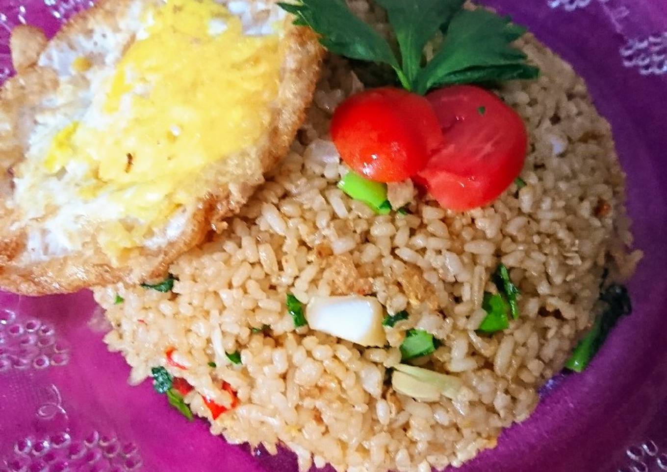 Nasi goreng sederhana