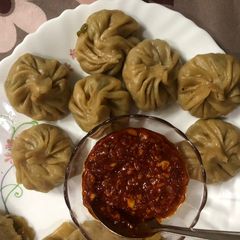 A picture of Whole Wheat paneer momos.