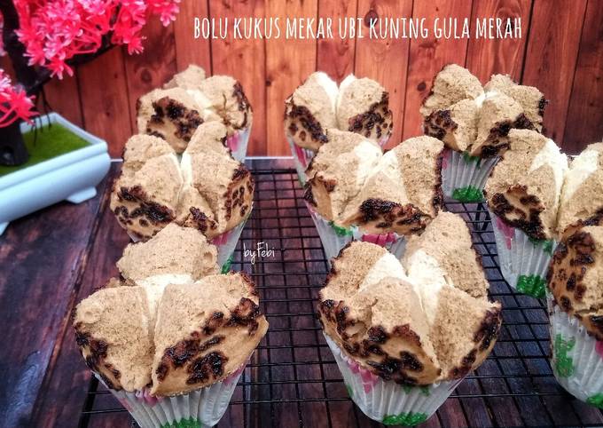 Resep: Bolu Kukus Mekar Ubi Kuning Ekonomis