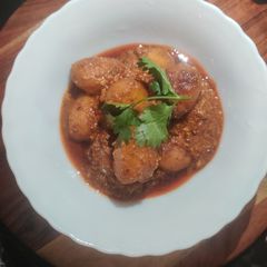 A picture of Niramish Aloo Dum.