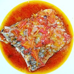 A picture of Stewed Nile Perch (Mbuta).