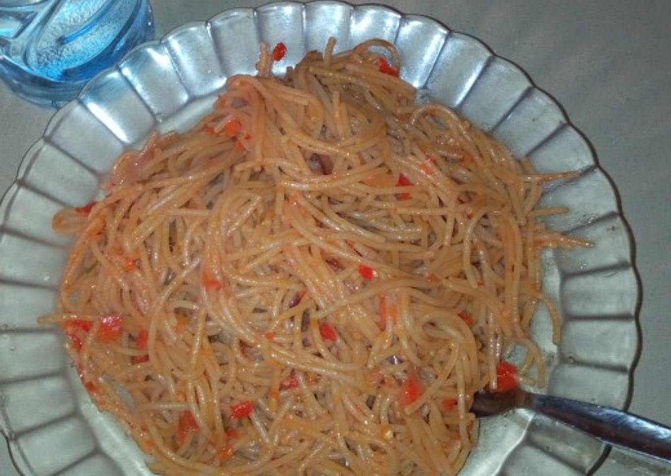 Plain Jollof spag