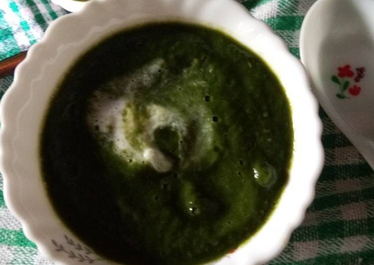 Spinach soup