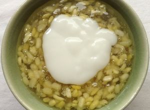 Hình của món Chè táo xọn (hoa cau).