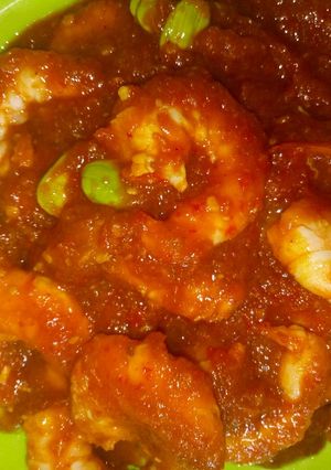 Foto resep Udang pedas manis nikmat