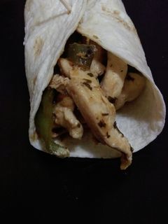 Una foto de Fajitas con chimichurri